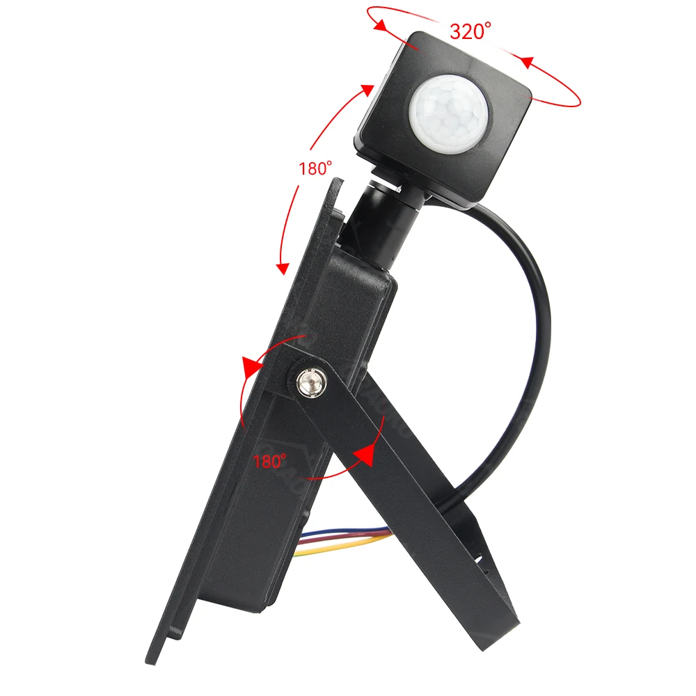 Kaltweißer LED-Flutlichtstrahler 50W/100W Wasserdichter Flutlichtstrahler Außenbeleuchtung Gartenplatzbeleuchtung Garagenbeleuchtung Straßenbeleuchtung – Detail 6