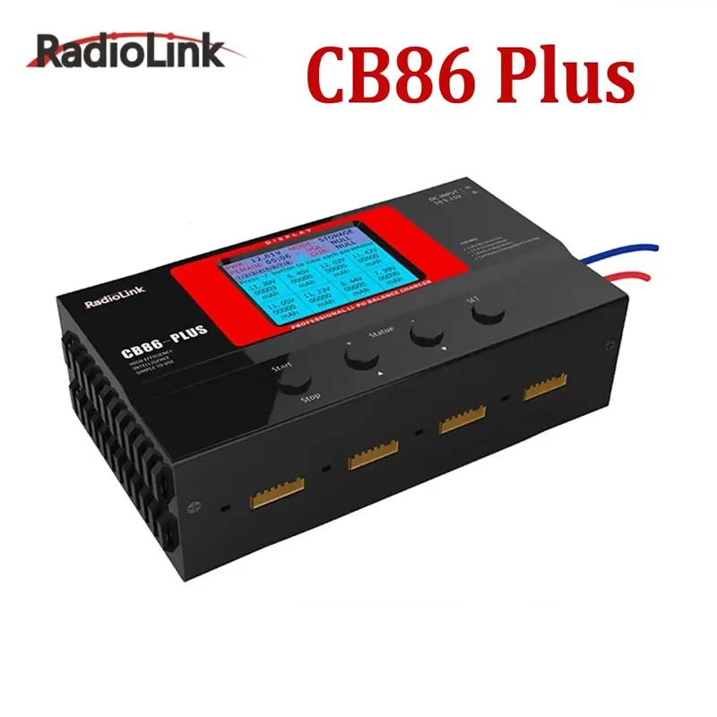 Radiolink Balance Charger CB86 Plus 1s-6s LiPo Lithium Battery Professional Charger 0.1-6A for FPV Drone Controller Transmitter