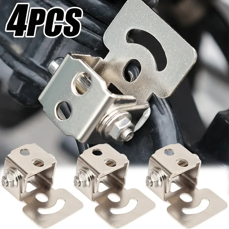 Ayarlanabilir Motosiklet Far Braketi Montaj Motosiklet Elektrikli Araç LED Metal Ön Tekerlek Modifikasyon Açısı Spot Işığı