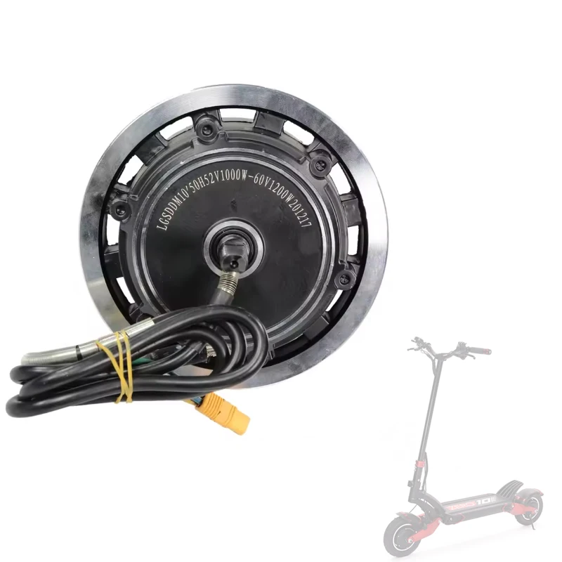 Official Zero Accessories 10X 10 Inch Disc Brake 52V/60V 1000W/1200W Lithium Battery Motor for Electric Scooter