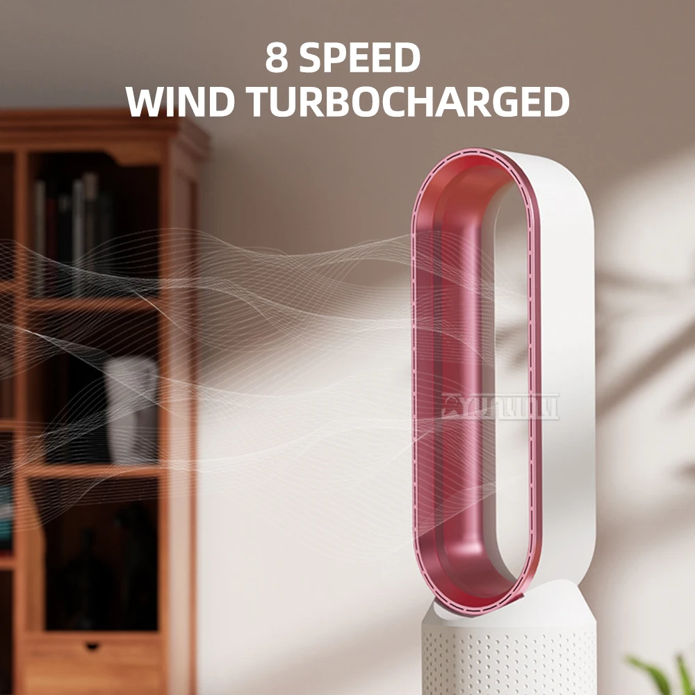 Electric Bladeless Fan Stand Cold and Heat Household Air Circulation Fan Ventiladores De Pie