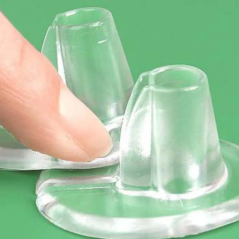 Orthopedic Toe Front Pad Comfort Padding Foot Protection Support Forefoot Insert Cushion Transparent Foot Care Tools for Women