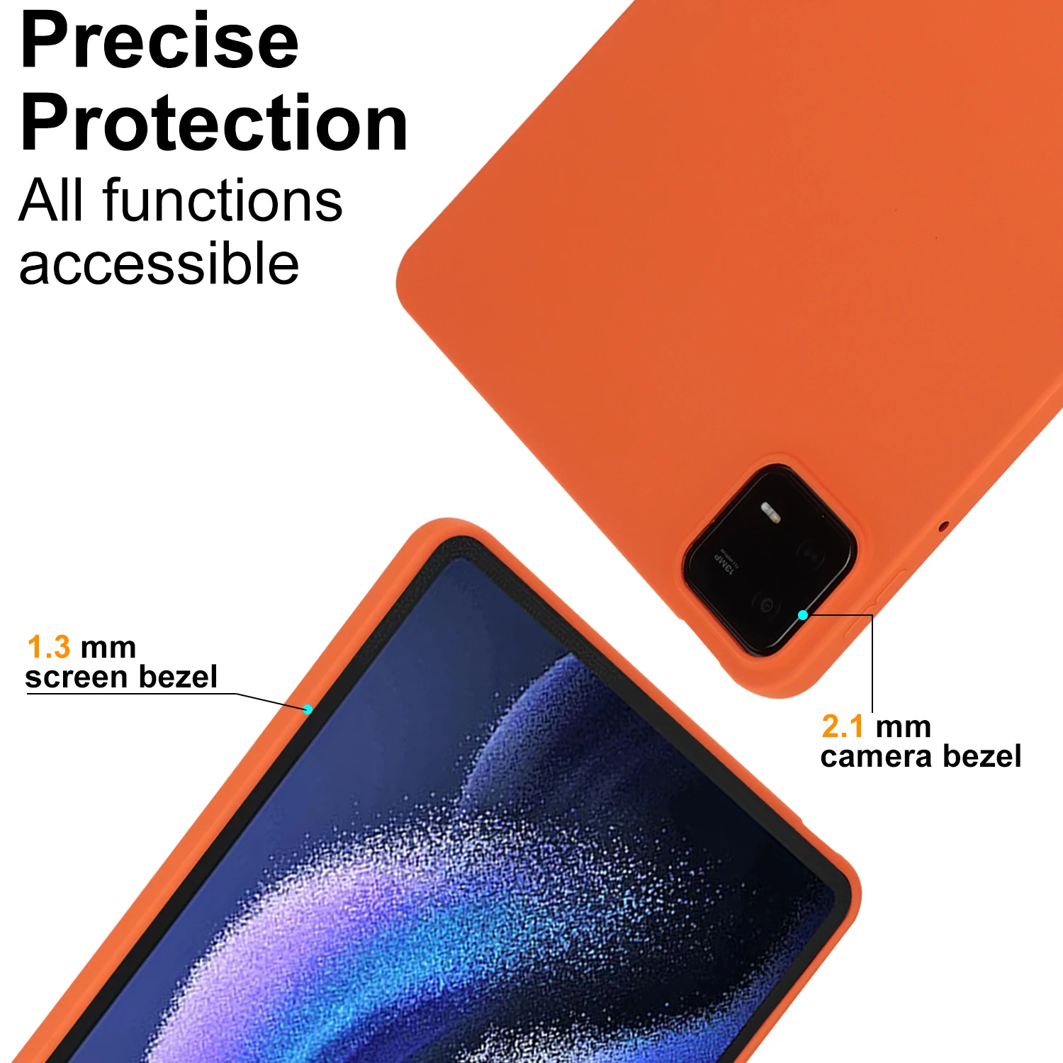 TPU Case for Xiaomi Pad 6S Pro 12.4 inch 2024 Anti-fingerprint Cover for Redmi Pad SE 11 inch 2023 Pad 6 5 6 Pro 5 Pro 11\