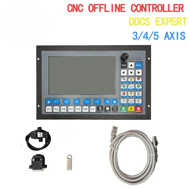 

5-axis Cnc Independent Controller Ddcs-expert 3/4/5 Axis Offline Support Closed Loop Stepper/atc Controller To Replace Ddcsv3.1