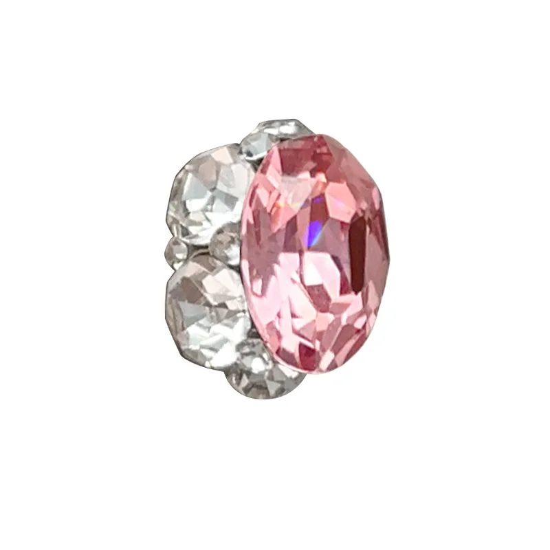 Breloques en strass pour ongles, 5 pièces, bijoux en cristal pour Nail Art, nouveau petit diamant complet, 2025