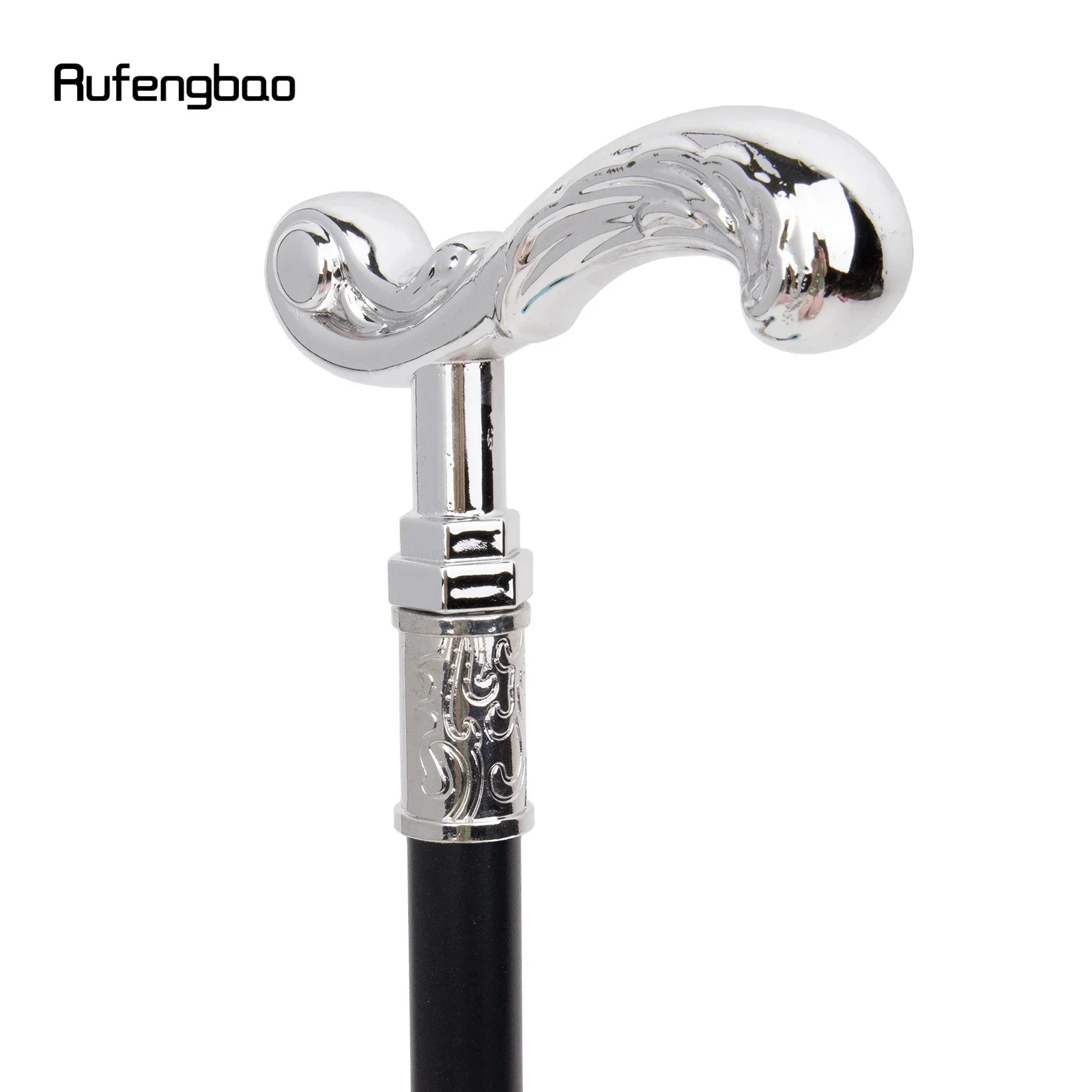 زهرة بيضاء عصا للمشي ديكور مصاص دماء تأثيري خمر حفلة عصرية عصا للمشي هالوين كروسيير 94 سنتيمتر