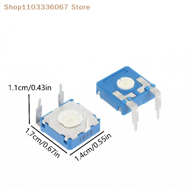 

[YA] 5 шт. 10K/100K вертикальные регулируемые потенциометры CA14NV17.5 10KA2020LV10, потенциометры с регулируемым сопротивлением