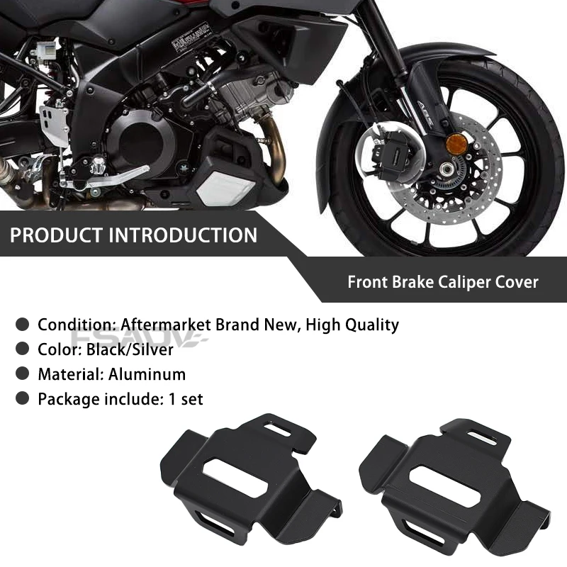 For SUZUKI DL1000 Front Brake Caliper Cover Guard V-Strom DL 1000 VStrom 1000 2015-2023 2020 2021 2022 Motorcycle Accessories