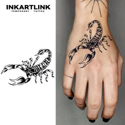 Scorpion Temporary Tattoo,Lasts To 15 Days New Technology Magic Waterproof Semi Permanent Sticker.