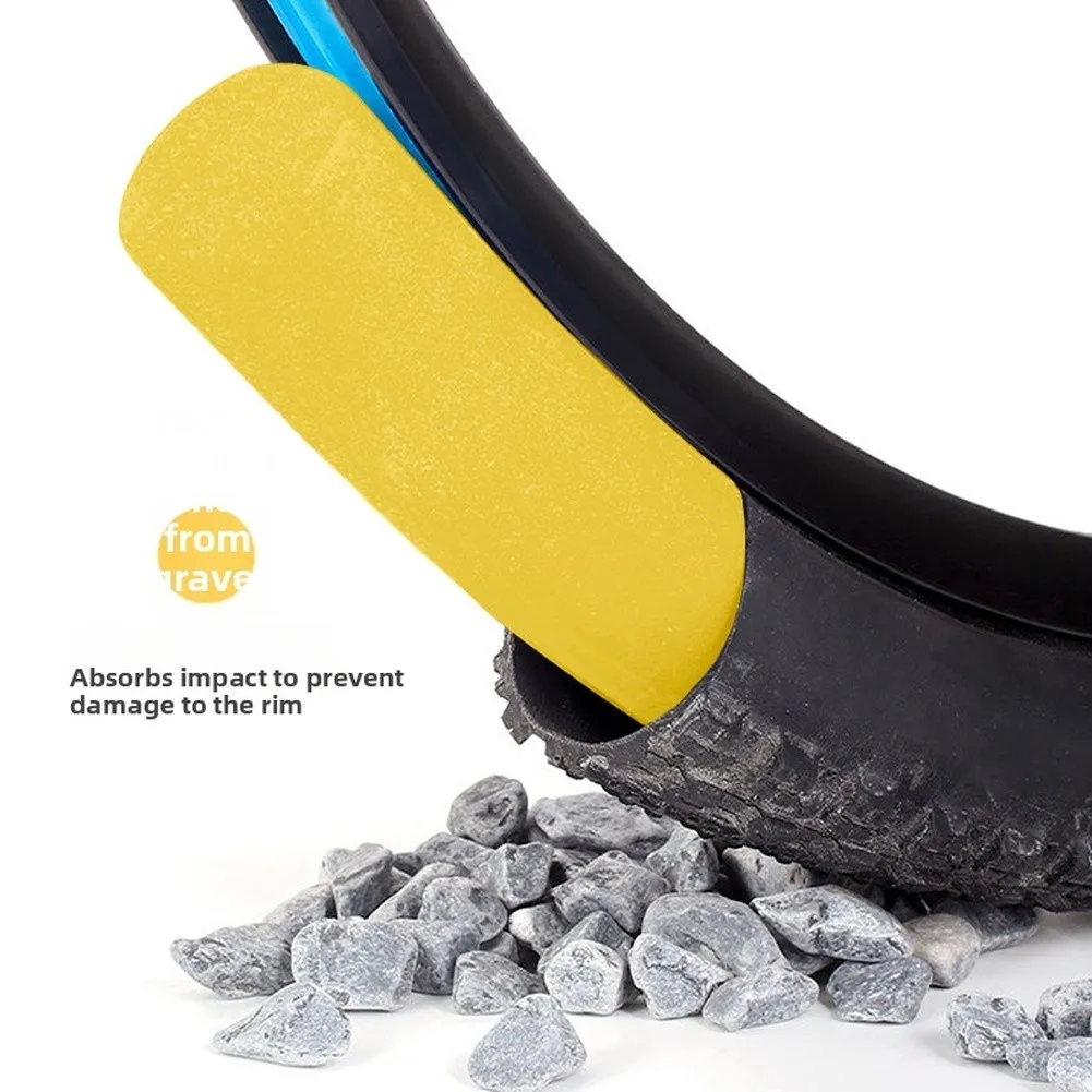 Bicycle Inner Tube Liner Anti Burst Pad For Bike Vacuum Tire Riding Protection Gear Yellow Run Flat Insert