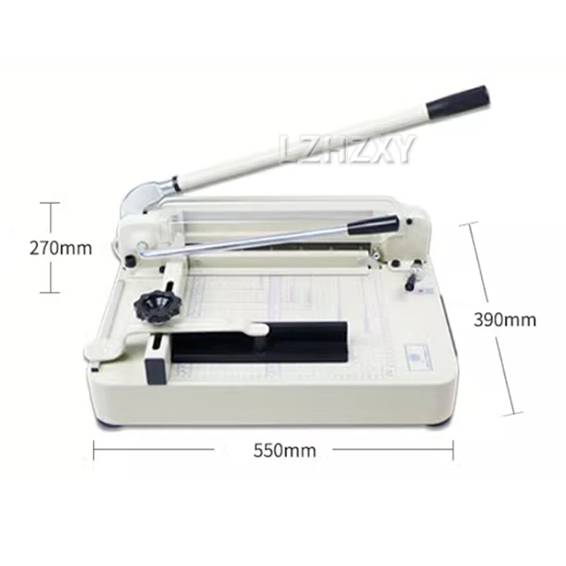 868 A4 Manual Paper Cutter Guillotine Trimmer Heavy Duty 0.1-40mm  Sheets Shredder for Factory School Office Accessories