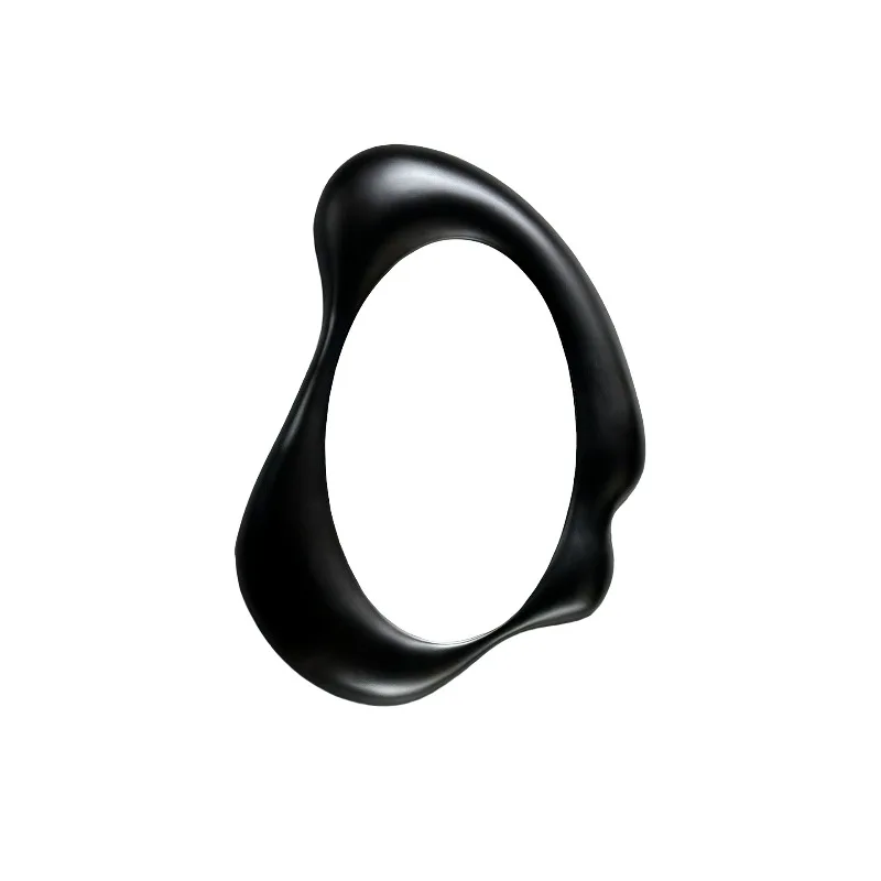 

Art makeup mirror special-shaped porch wall-mounted mirror irregular high-end decorative mirror