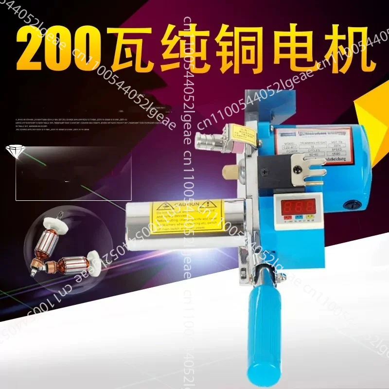220W LCD Counting Cloth Cutting Machine Electric Scissors Manual Roll Table Fabric Cloth End Cutter Tracker Rail Counting Device