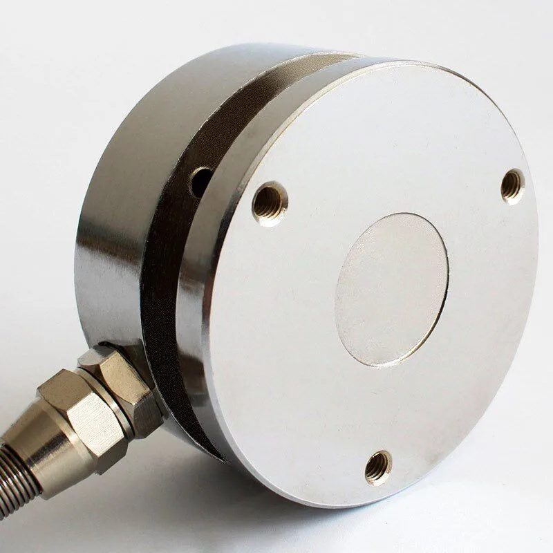 Pressure Load Cell Sensor, Flat Force Measuring Transducer for Weighing Scale, Industrial Weight Sensor