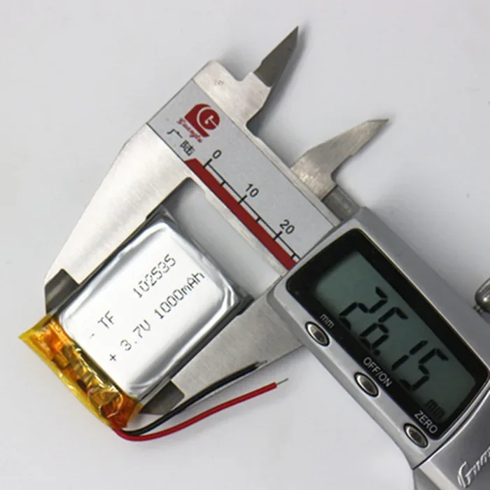 純正リチウムポリマー電池,Bluetoothヘッドセット,3.7v,1000mah,102535