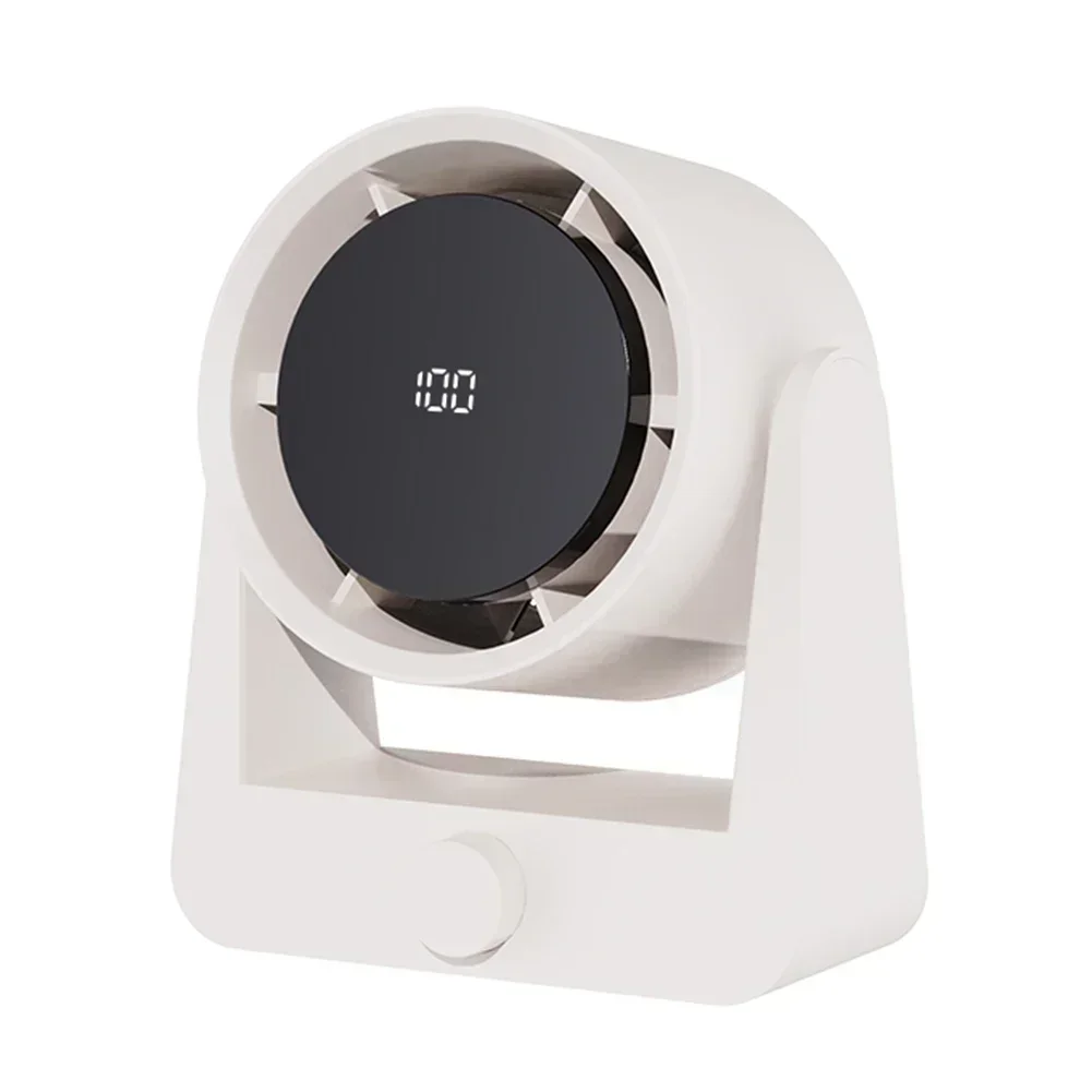 Adjustable Fan Electric Fan Indoor Cooling 100 Speed Levels 3D Air Circulation 4000 MAh Battery Flexible Mounting