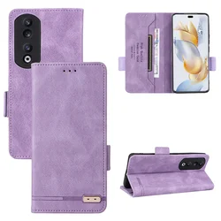 For Huawei Honor 90 Pro Cover Fusion Flip PU Leather Wallet Magnetic Buckle Case For Honor 90 Pro Anti-Fall Phone Coque
