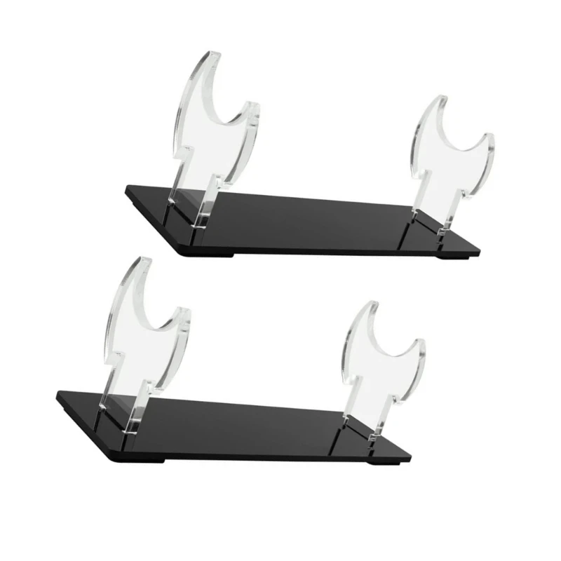 Durable Desktop Katanas Display Stand Portable Acrylic Swords Rack Stand Katanas Light Sabers Collection Display Shelves D08D