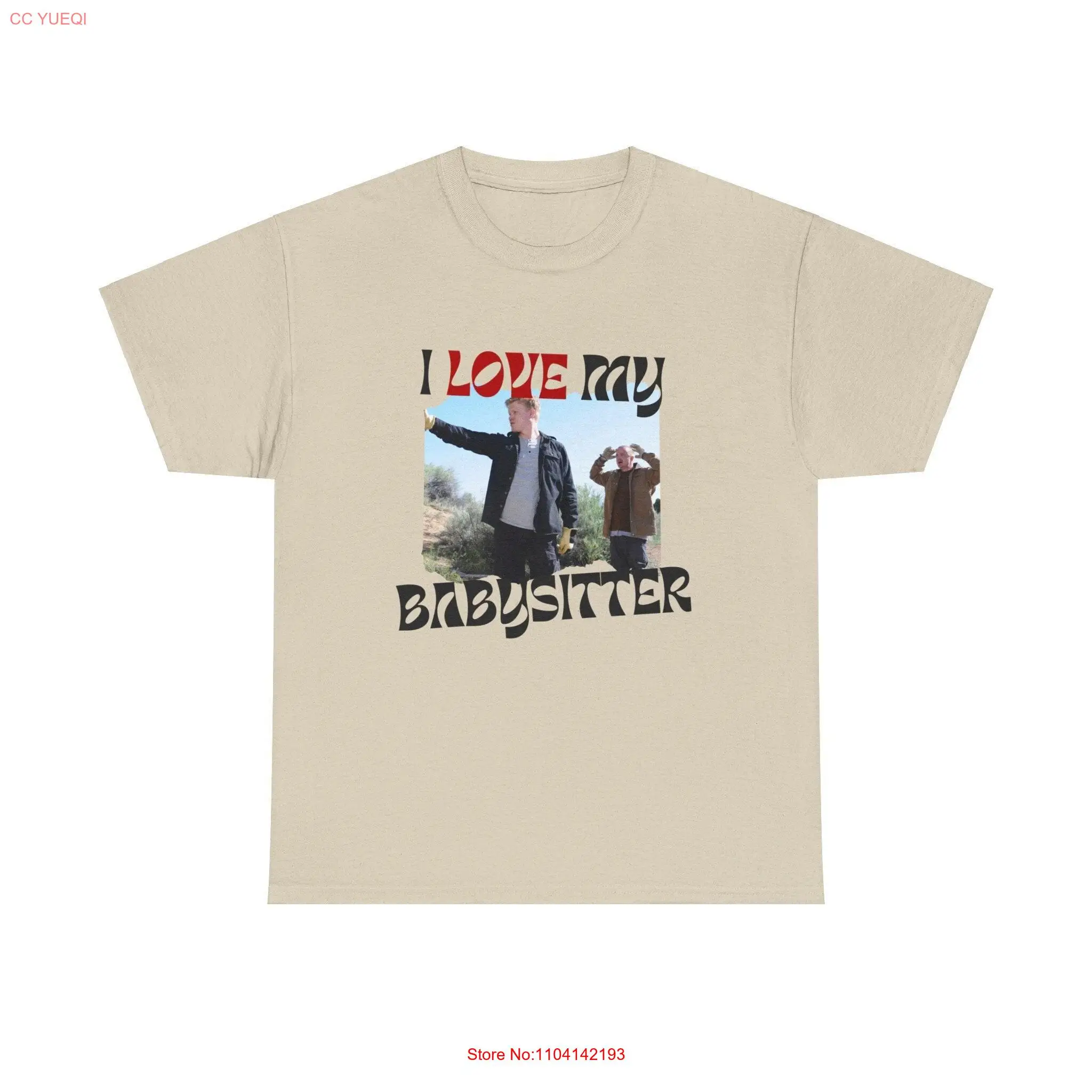 I Love My Babysitter Todd Alquist and Jesse Pinkman T Shirt long or short sleeves