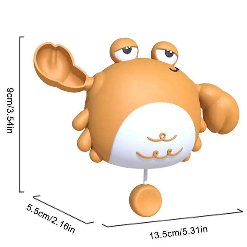 Детский краб для ванны, забавные заводные игрушки для купания, прочные игрушки-крабы, безопасные заводные игрушки для ванны, подарок на день рождения 18 месяцев