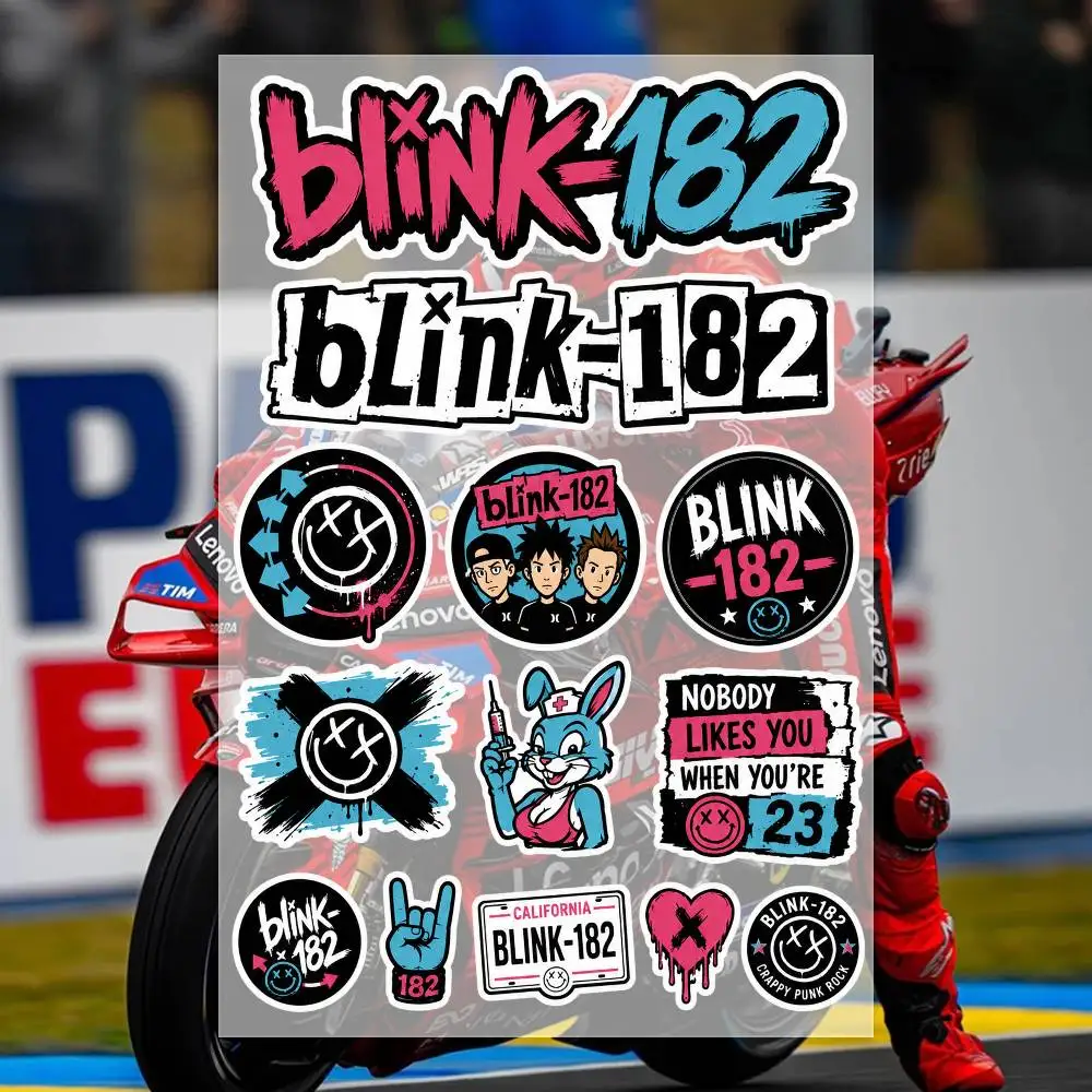 B-link-182 Stickers Moto Sticker Auto Body Bumper Windows Motorcycle Laptop Walls Vinyl Decal Car Tuning Accessories