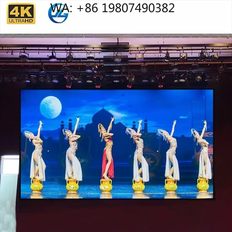 P3.91 OEM 4K HDR10 LED Panel, IP65 Sunlight Readable Full Color Screen for Indoor Outdoor Stage Rental Events