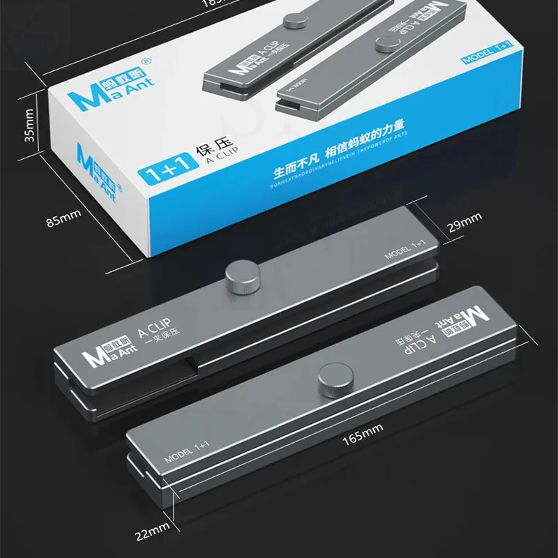 Imagem -03 - Ant Clip Mais Pressão Holding Tool Tela do Telefone Móvel Pressionando Fixture Fixture Liga de Alumínio Precision Fixture Repair Tool ma