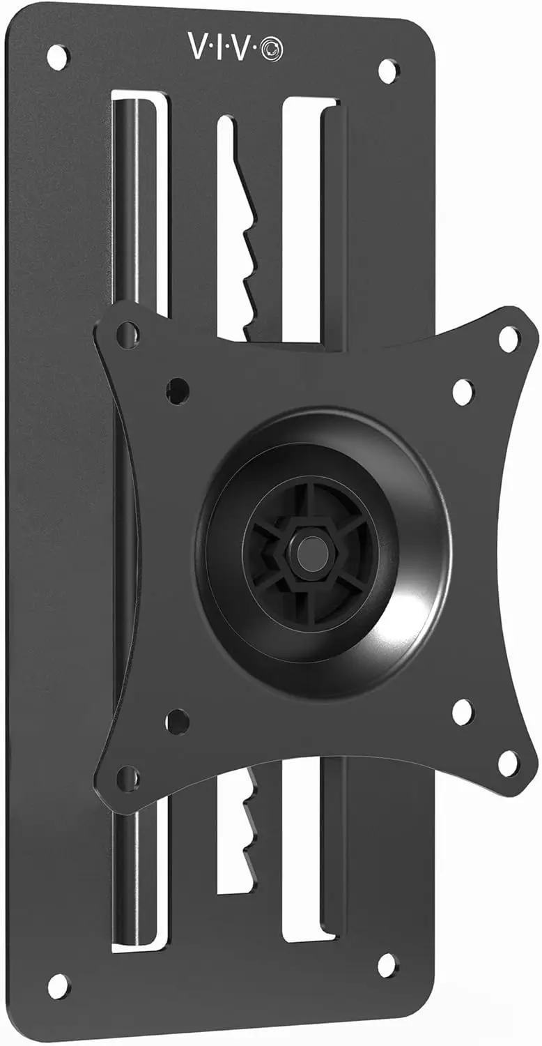 

Регулируемый по высоте настенный кронштейн для одного монитора 17-32 дюйма для столов с регулировкой высоты, совместим с VESA 100x100 мм, черный