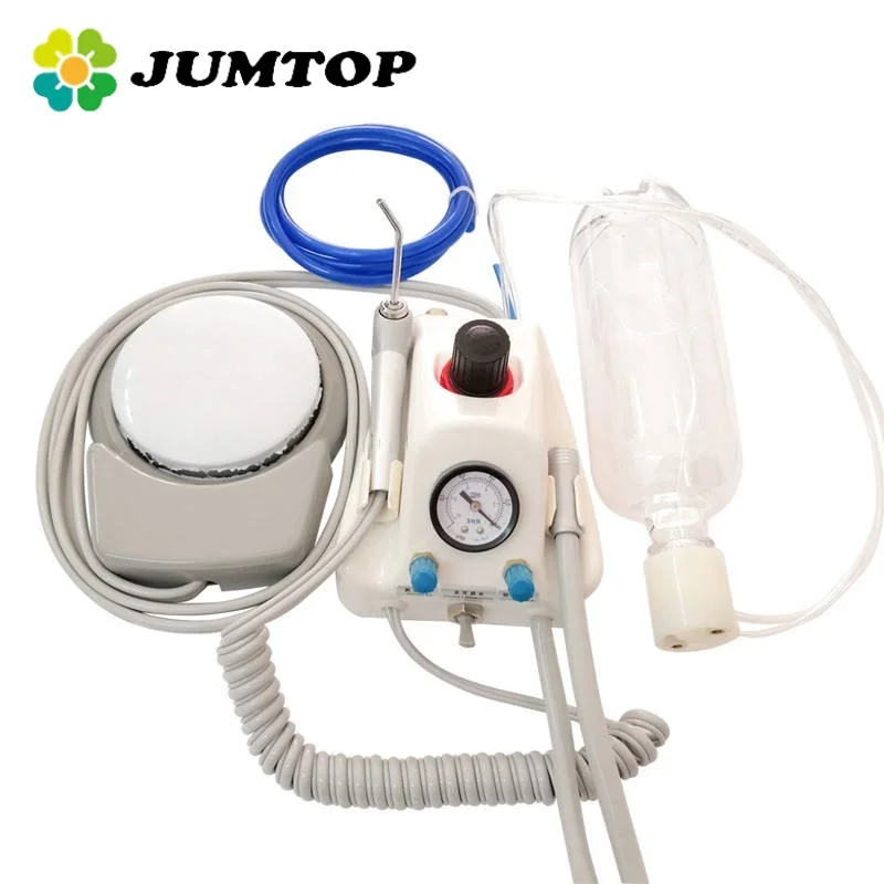 

JUMTOP 2/4 отверстия стоматологическая портативная турбина работает с воздушным компрессором