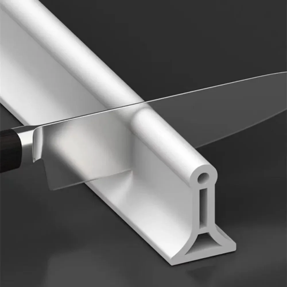 1M Water Proof Water Stop Strip Curve Frame Ground Block Floor Barrier Stick Mount Flexible Body Bathroom Gear