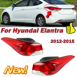 For Hyundai Elantra 2012 2013 2014 2015 Rear Tail Light Turn Signal Light Fog Lamp Housing Without Bulb 92401-3X010  92402-3X010