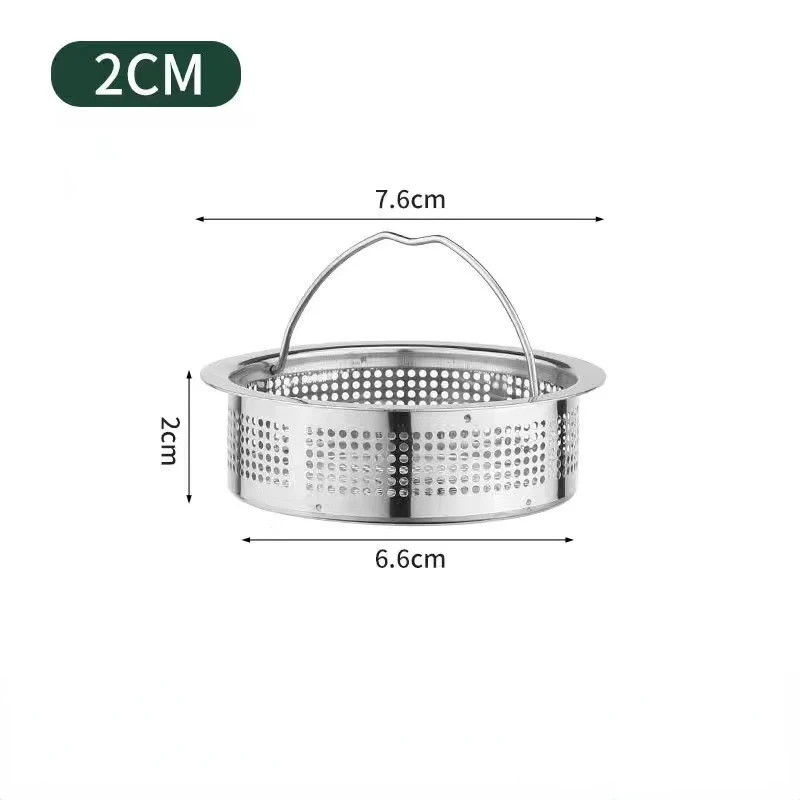 Gootsteen Zeef Afval Plug Drain Stopper Filter Mand Roestvrij Staal Water Stopper Water Filter Plug Keuken Accessoires