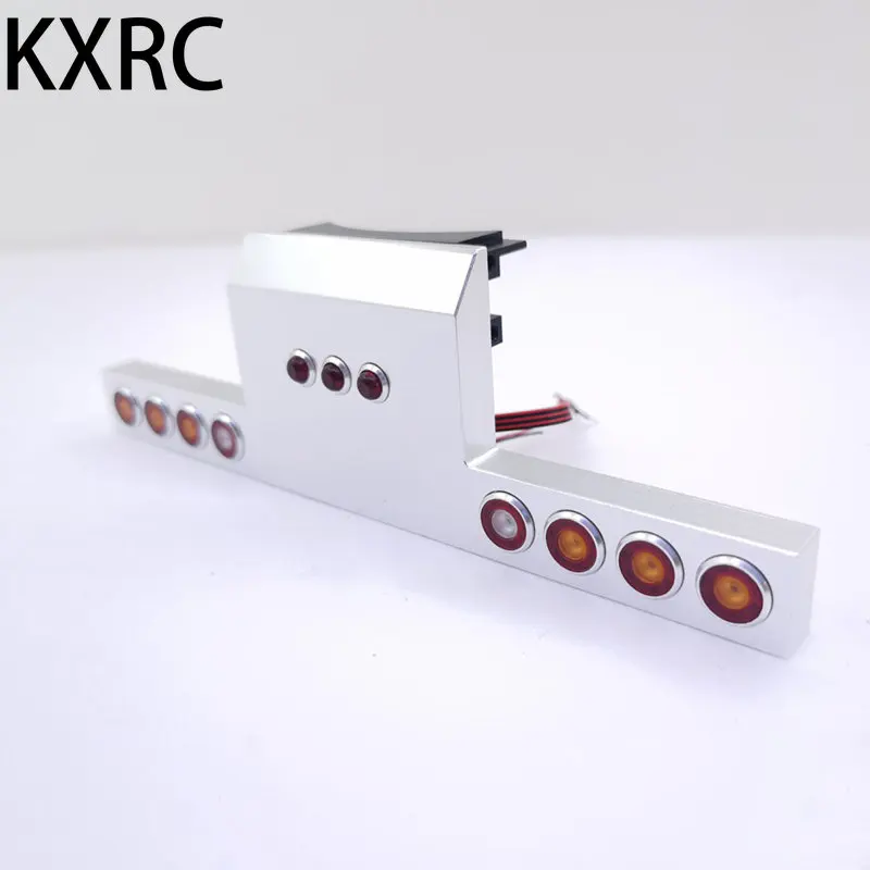 

KXRC Metal LED Tail Lights Angel Eye Lights 5v Car Accessories for 1/14 Tamiya RC Truck New King 56344 56301 DIY Parts