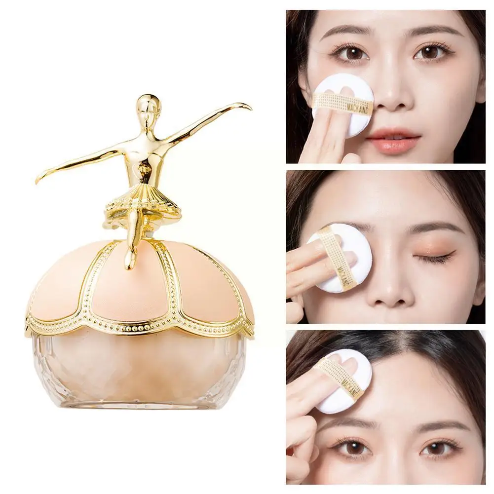 발레 메이크업 파우더, 에어 센스 메이크업 오일 컨트롤, 방수 루스 메이크업, 20g 파우더, 오래 지속되는 모공, 인비저블, 기름진 K9P9 