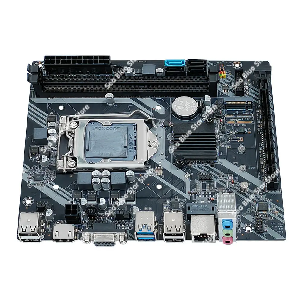 New B75 desktop computer main board with M.2 interface LGA-1155 pin DDR3 memory support 2/3 generation CPU