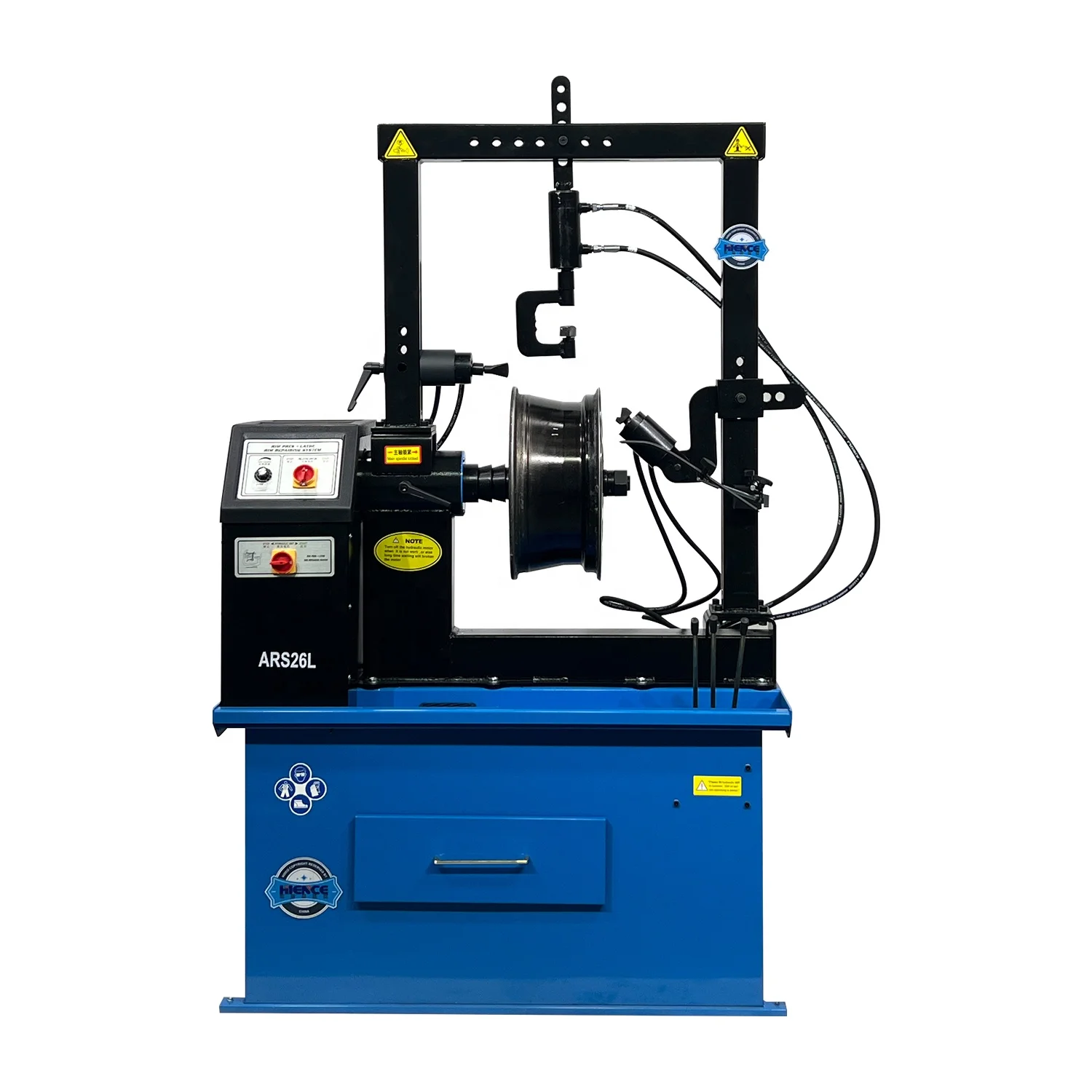 Smart Automatic Wheel Repair Rim Straighten Machine Straightening Bent Wheels ARS26L