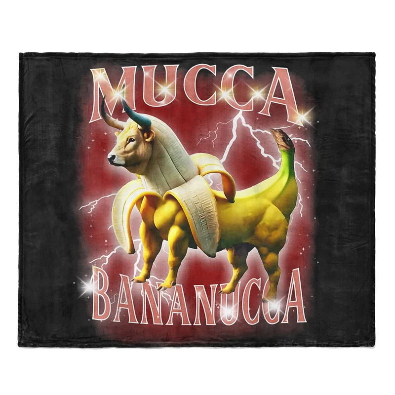 

Плед Gaslight Gatekeep Girlboss Mucca Bananucca для женщин, мужчин, девочек, мальчиков, детей, домашних животных, собак, кошек, для дивана, кушетки