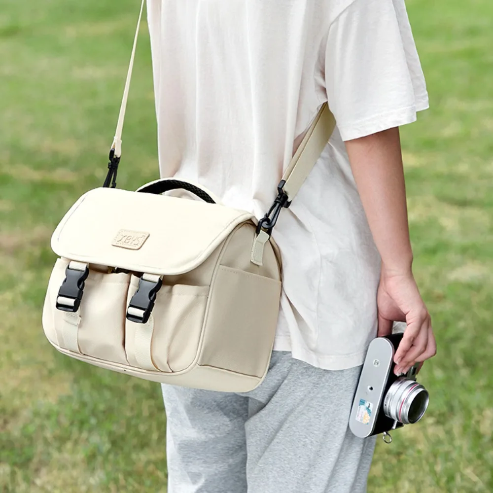 Crossbody Waterproof Camera Bag Multipurpose Adjustable Camera Shoulder Bag Protection Case Handbag Camera Storage Bags Student