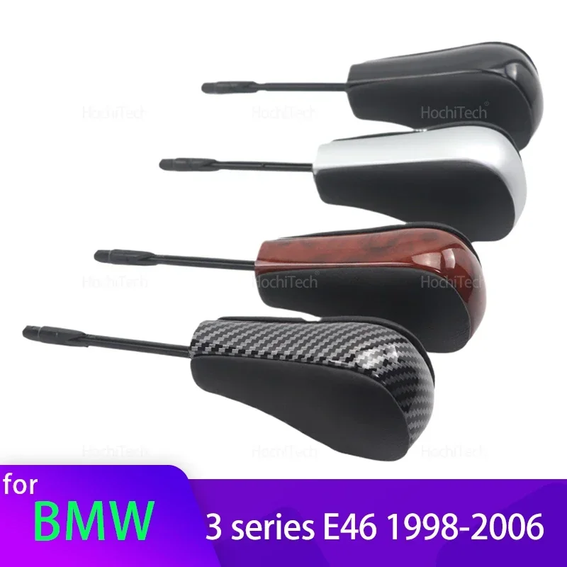 

Leather Car Shift Gear Knob Lever knobs For BMW 3 series E46 316i 318i 320i 323i 325i 328i 330i M3 318d 320d 330d 1998-2006