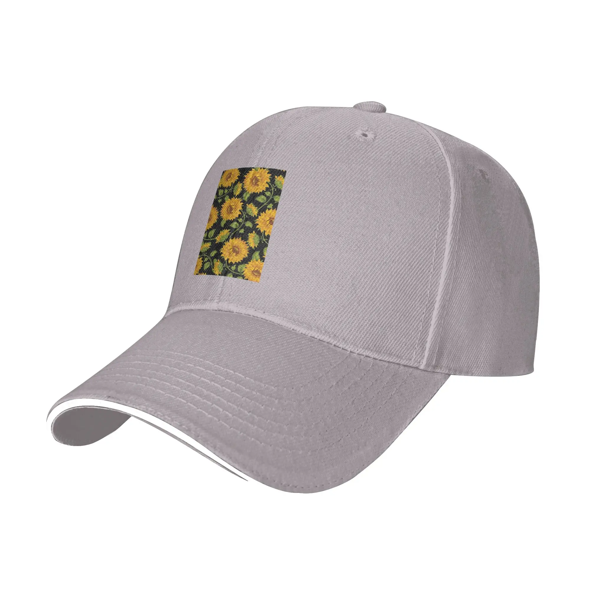 sunflower Cap Fashion Casual Baseball Caps Adjustable Hat Hip Hop Summer Unisex Baseball Hats Customizable