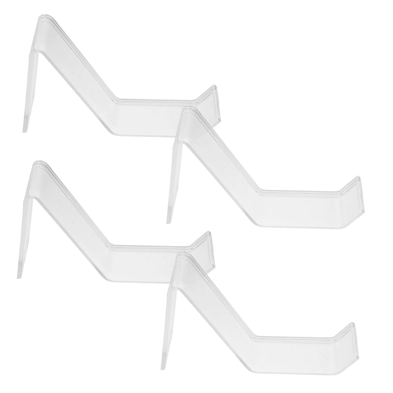 4Pcs Acrylic Transparent Shoe Display Rack Retail Store Clear Sneaker Organizer Stand Commercial Shoe Shelf Shoes Stand Rack view 4