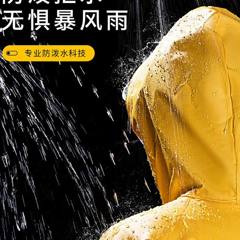 Raincoat And Rain Pants Suit, Split Cycling, Camping And Fishing, Mountaineering Full Body Rainstorm Proof Poncho,A1143