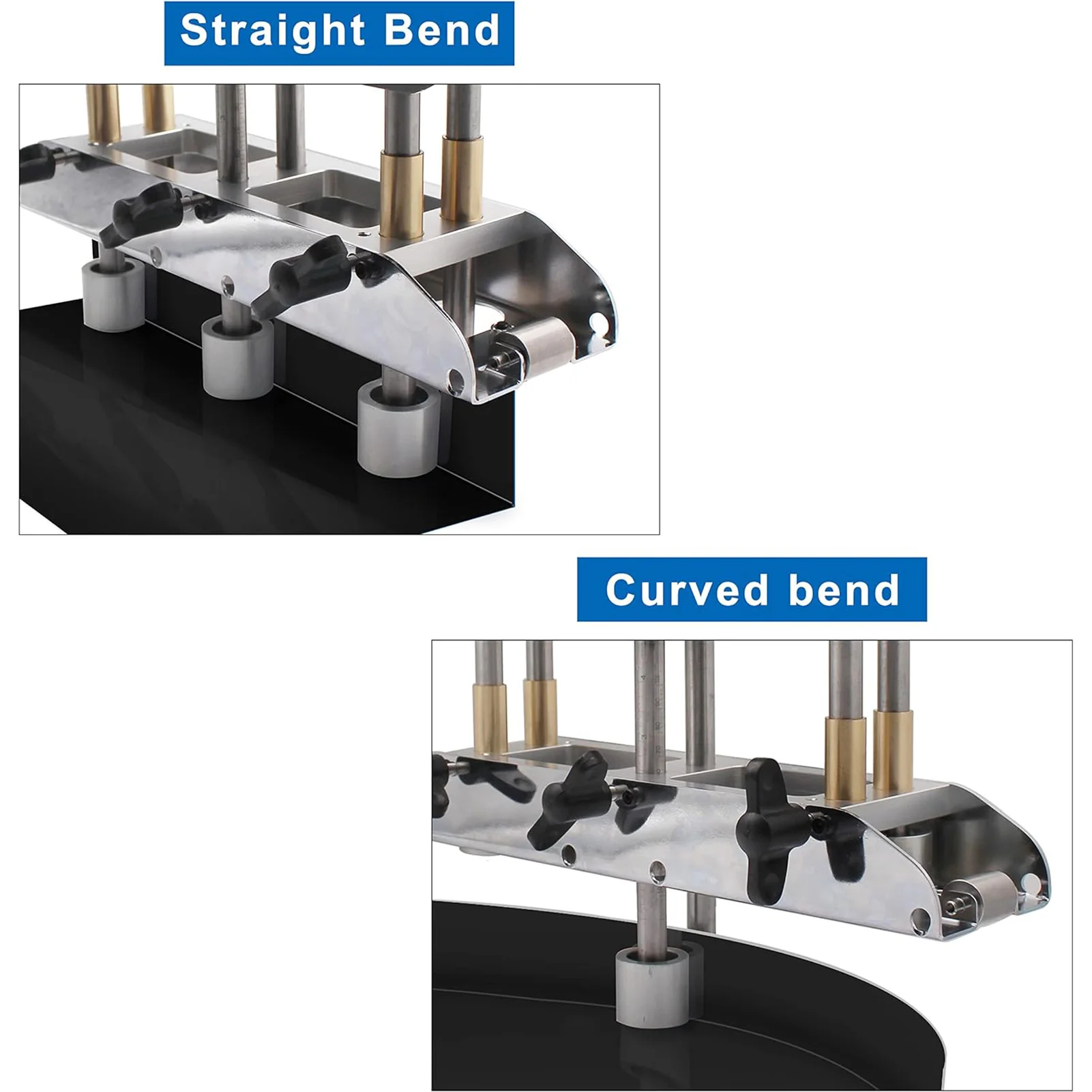 3 Station Roller Bender Stable and Uniform Metal Sheet Bending Tool Easy High Efficiency for Information Booth