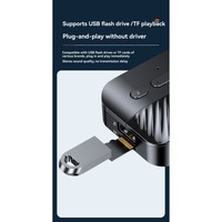 A99E-Bluetooth Receiver Transmitter Digital Display BT5.3 Stereo 2-In-1 Audio Adapter With LCD Volume Control