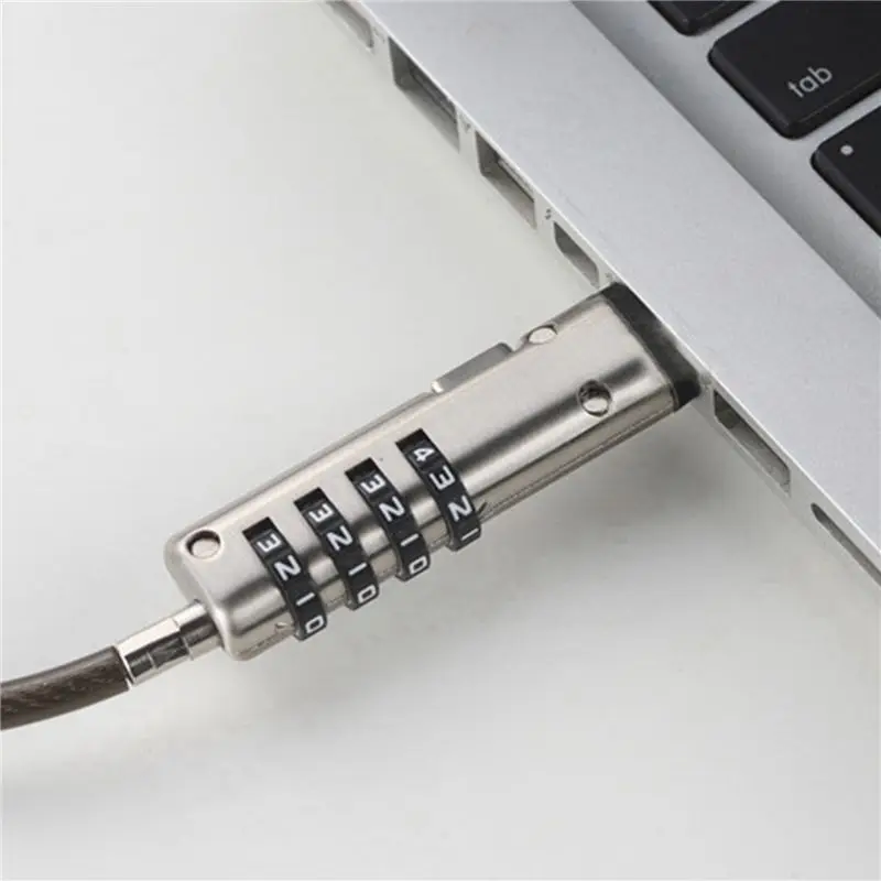 قفل مضاد للسرقة بكلمة مرور USB 5X، يستخدم لوظيفة مكافحة السرقة على الكمبيوتر المحمول والكمبيوتر اللوحي وجهاز العرض والتلفزيون #2