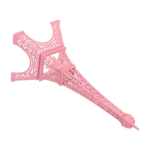 18*7cm Table Eiffel Tower Statue Creative Pink Eiffel Tower Durability High-quality Materials Intricate Details