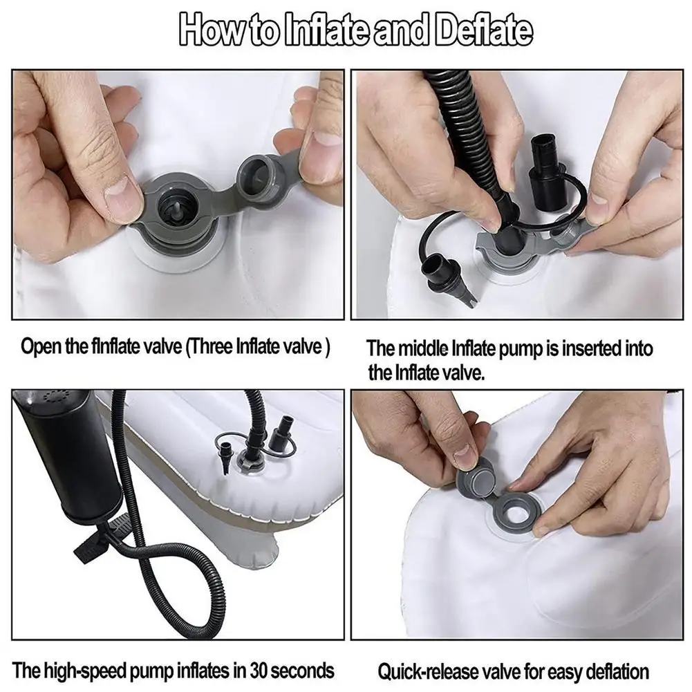 Colchón inflable para niños, asiento de cama de aire para viaje, coche, viaje por carretera, cama de avión portátil para niños pequeños, colchón para dormir extensor de bebé