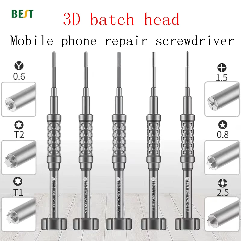

ЛУЧШИЙ 898, первоклассная отвертка для ремонта телефона, высокоточная 3D болтовая отвертка, нескользящая, сильная магнитная адсорбция