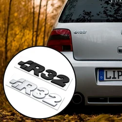 3D Car R32 Logo emblem Auto Decals Car Window Stickers car accessories For Volkswagen R Golf 4 Motion GTI Polo Touran TSI R32