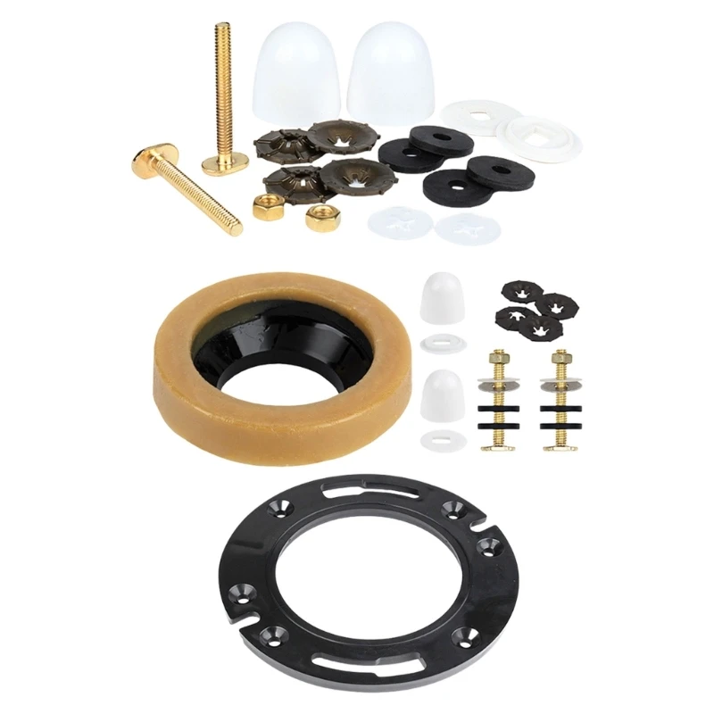 

Toilet Flanges set Flat Toilet Flanges Plate Accessory Toilet Flanges Replacement Part General Use for Secure Installation